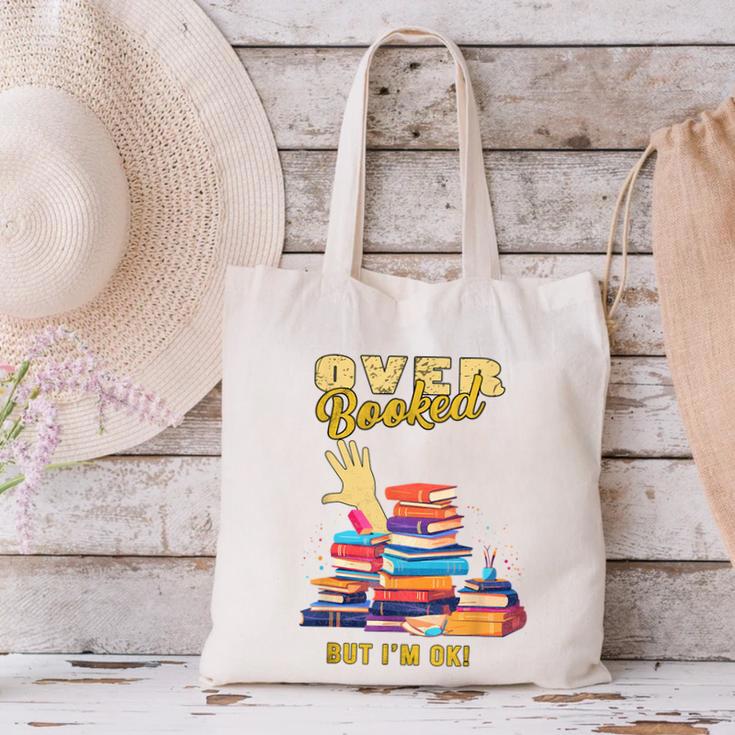 Fully Booked But I Am Ok Book Lover Reading Author Canvas Tote Bag