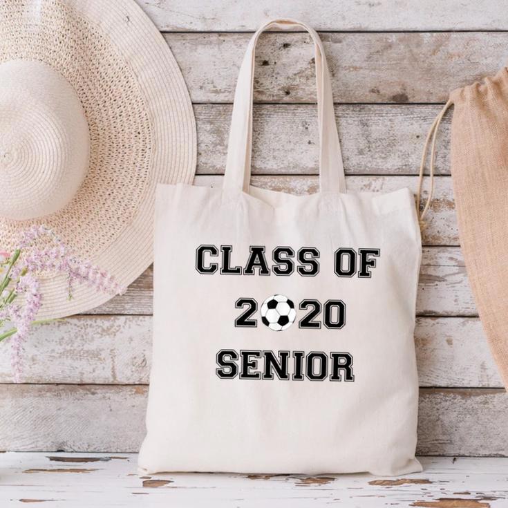 FUN CLASS OF 2020 SENIOR SOCCER GRADUATION GIFT SHIRT Canvas Tote Bag