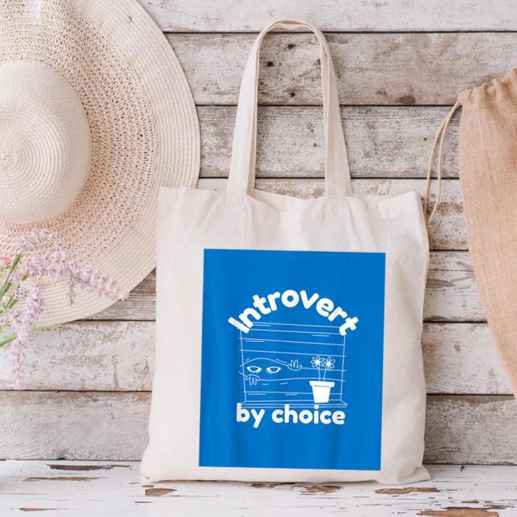 Fun For Introverts Canvas Tote Bag Fun For Introverts Canvas Tote Bag