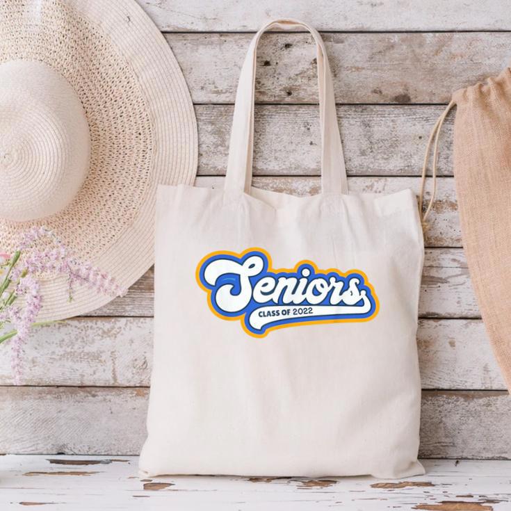 Funny Class Of 2022 Senior Graduate College Graduation Canvas Tote Bag
