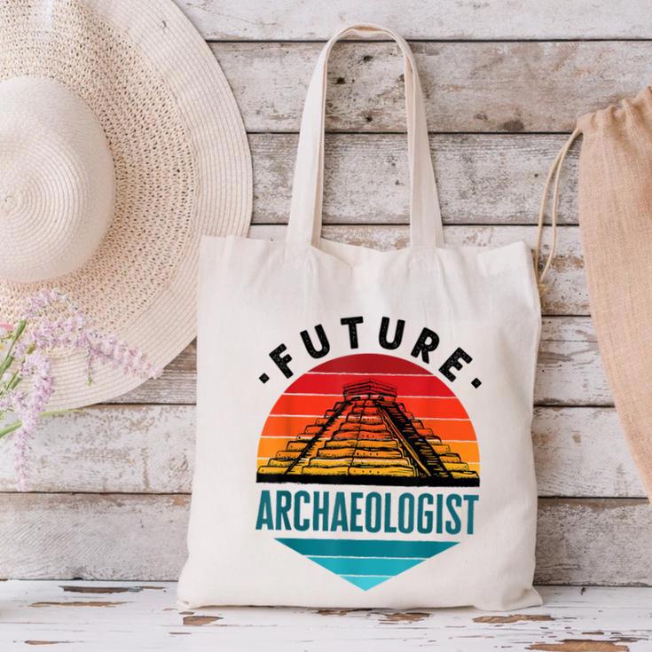 Future Archaeologist Pyramid Archaeology Student Graduation Canvas Tote Bag