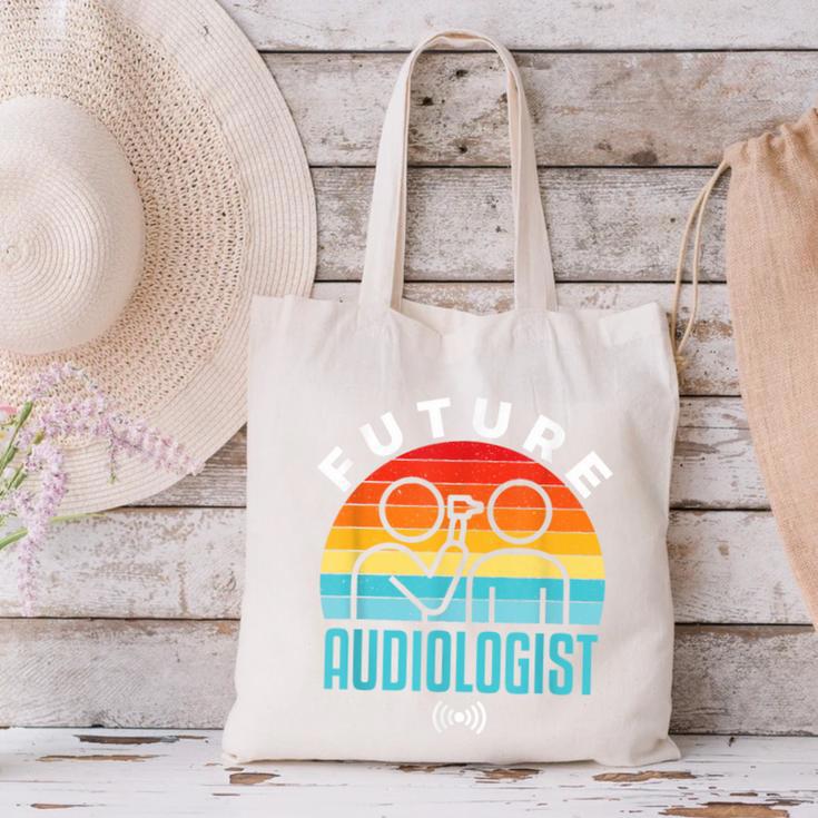 Future Audiologist Cool Audiology Student Graduation Canvas Tote Bag