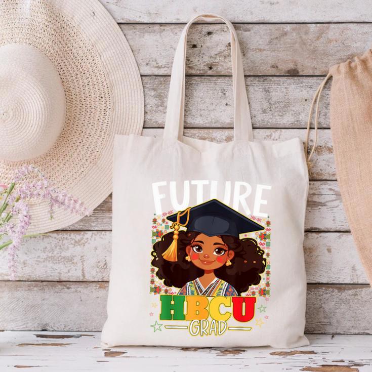 Future HBCU Grad Afro Girl College Graduation Kids Canvas Tote Bag