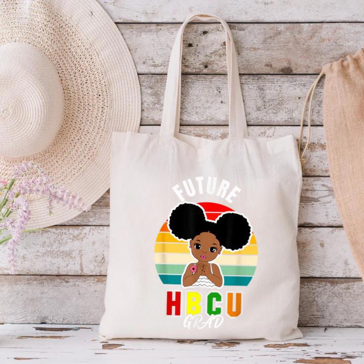 Future HBCU Grad Graduate Afro Girl College Graduation Canvas Tote Bag