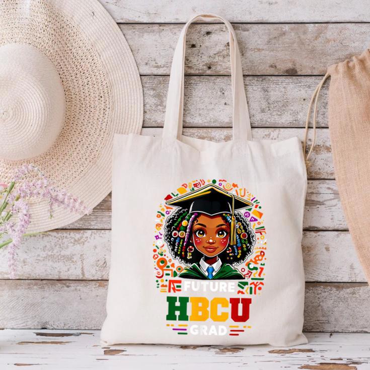 Future HBCU Grad Graduation Students Girl Kids Canvas Tote Bag