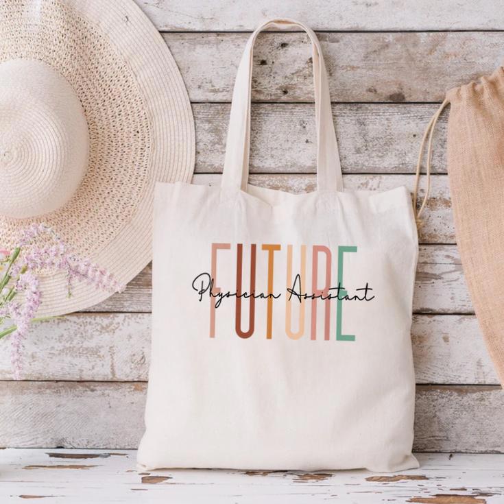 Future Physician Assistant Student Doctor Graduation Canvas Tote Bag