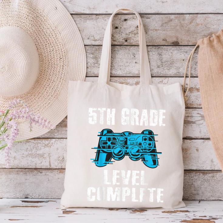 Gamer Graduation 5th Grade Level Complete Video Games Boys Canvas Tote Bag