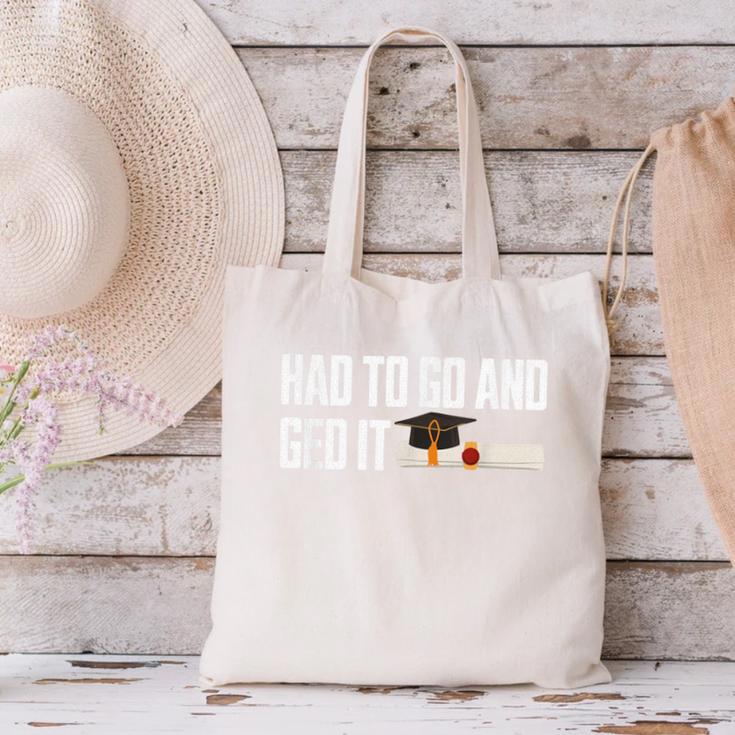 GED Graduation For Him Her Women Men GED Graduate Canvas Tote Bag