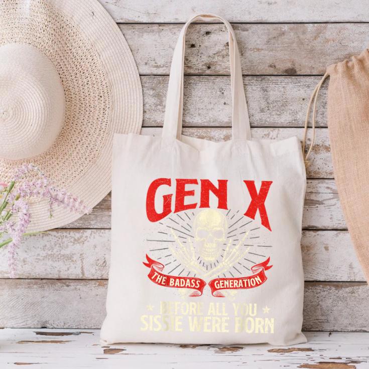 Gen X The Badass Generation Generation X Gen Xer Nostalgia Canvas Tote Bag