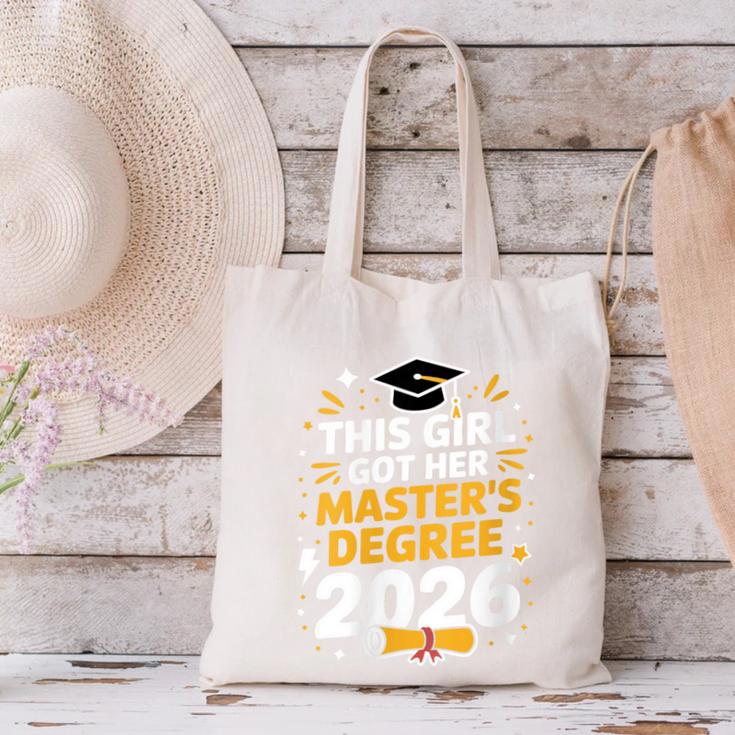 This Girl Got Her Masters Degree Graduation Mastered It 2026 Canvas Tote Bag