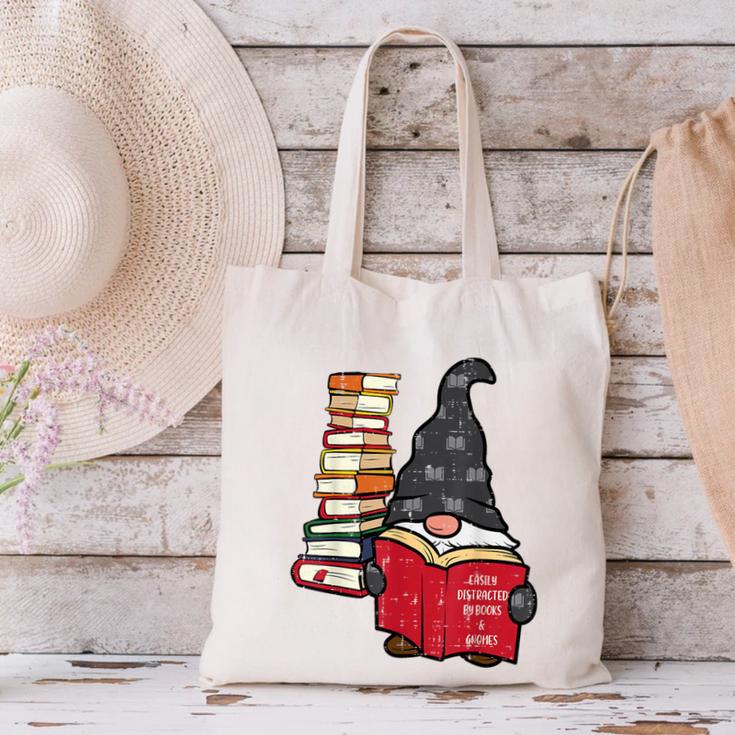 Gnome Read Reading Book Librarian Across America Women Kids Canvas Tote Bag Gnome Read Reading Book Librarian Across America Women Kids Canvas Tote Bag