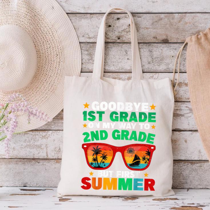 Goodbye 1st Grade First Summer Graduation Last Day Boys Canvas Tote Bag