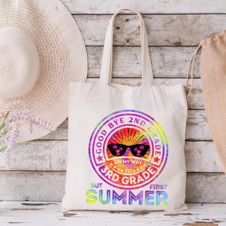 Goodbye 2nd Grade Graduation To 3rd Grade First Summer Kids Canvas Tote Bag