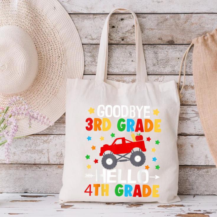 Goodbye 3rd Grade Hello 4th Grade Graduation 2024 Canvas Tote Bag