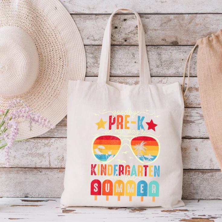 Goodbye Pre-k Graduation Kindergarten Summer Break Graduate Canvas Tote Bag