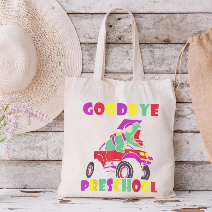 Goodbye Preschool Graduates Pre School Graduation Graduate Canvas Tote Bag