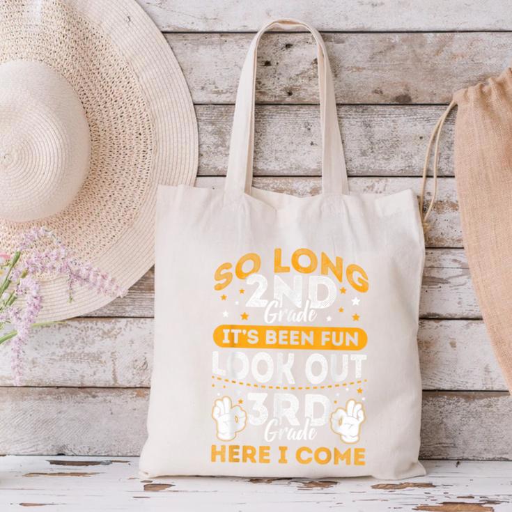 Grade So Long Second Grade It's Been Fun Graduation 2019 Canvas Tote Bag