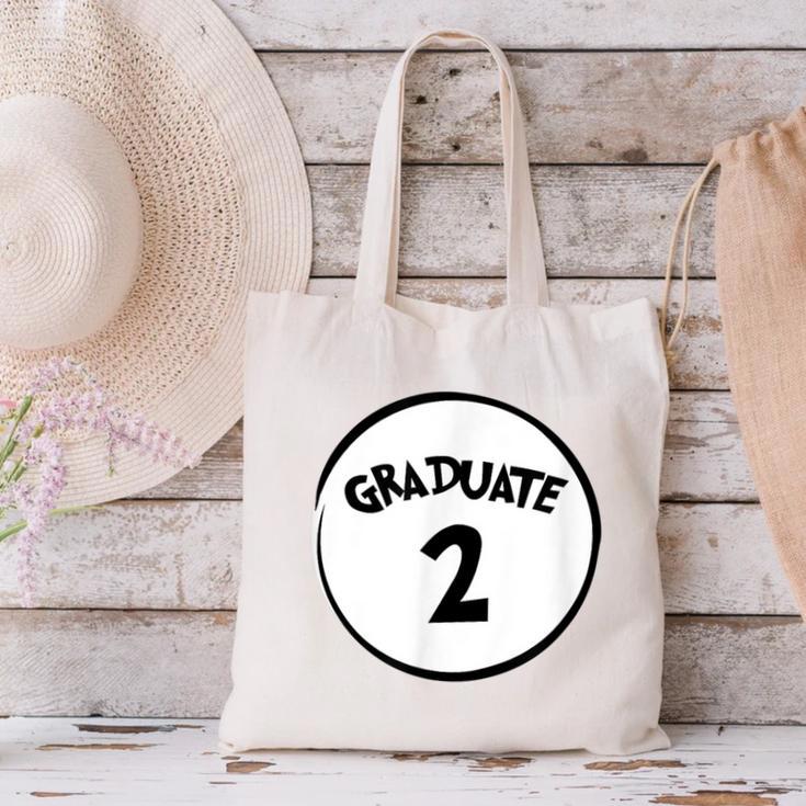 Graduate 2 Graduation Shirt Canvas Tote Bag