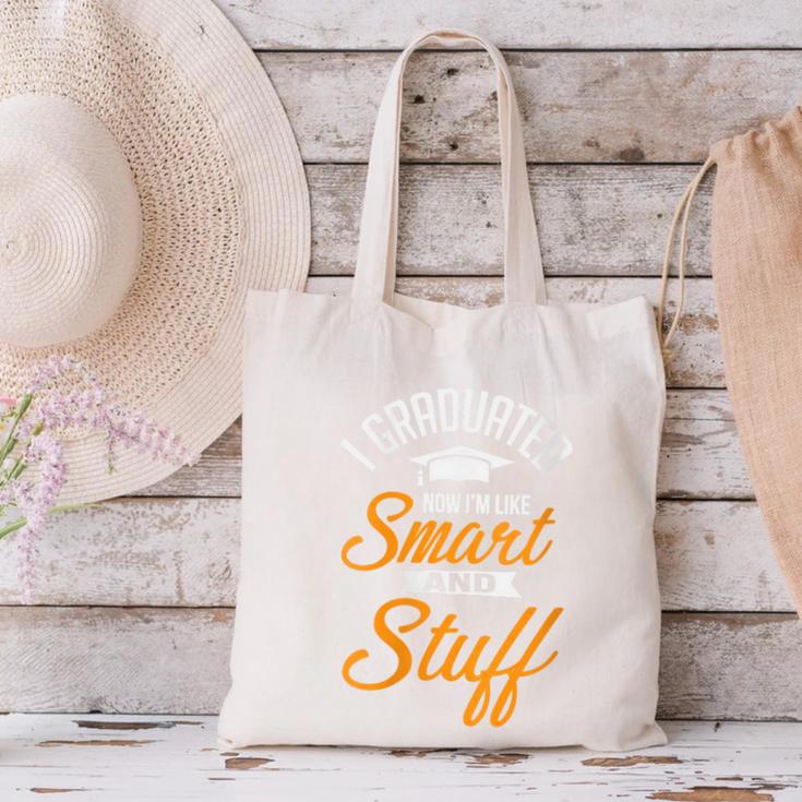 I Graduated Now I'm Smart Graduation Graduation Canvas Tote Bag