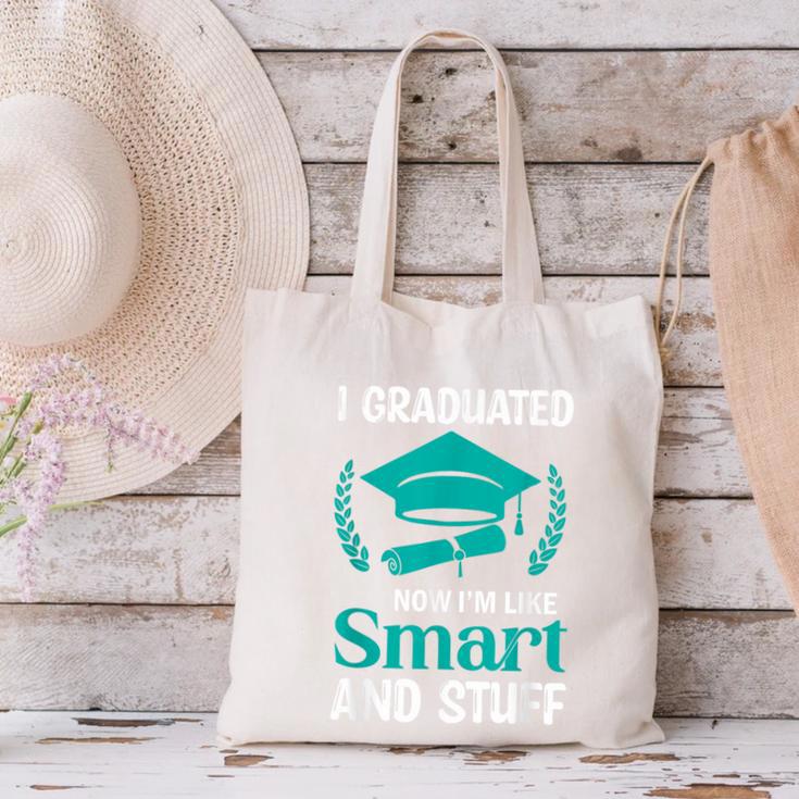 I Graduated Smart Graduation Student College University Canvas Tote Bag