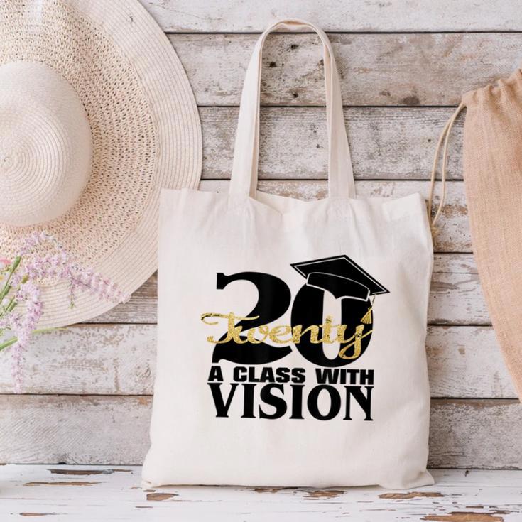 Graduation 2020 A Class With Vision Canvas Tote Bag