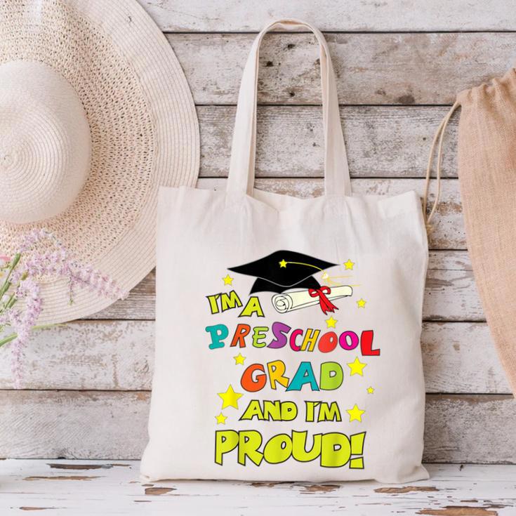 Graduation Class 2018 Cap Gown Shirt Preschool Grad Proud Canvas Tote Bag