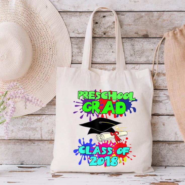 Graduation Class 2018 Cap Gown Shirt Preschool Graduate Canvas Tote Bag