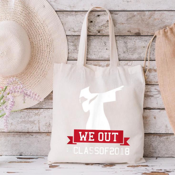 Graduation Class 2018 Dabbing College Grad Shirt Canvas Tote Bag