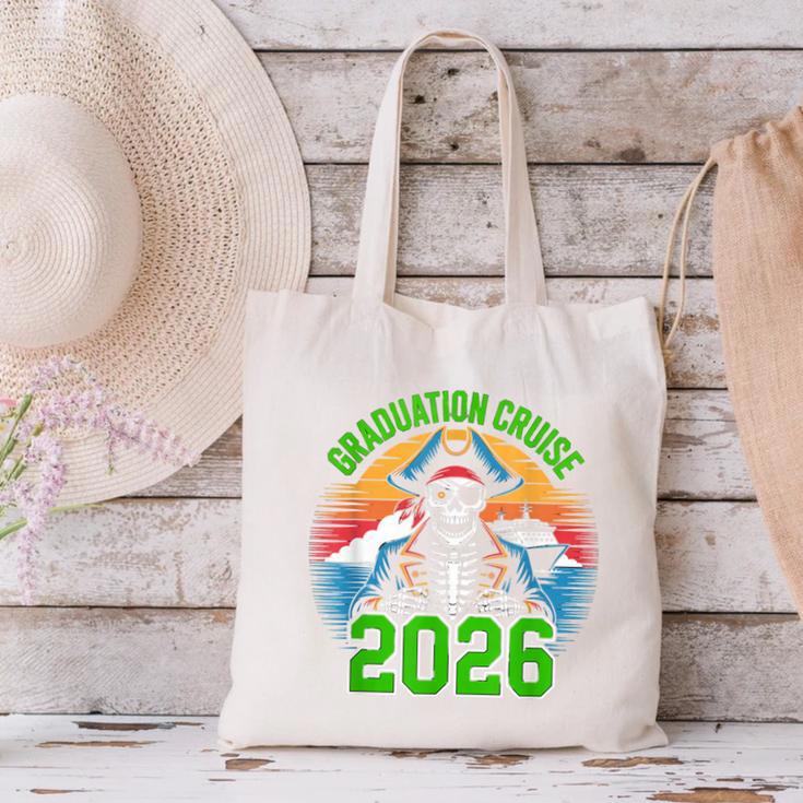 Graduation Cruise 2026 Group Pirate Matching Voyage Canvas Tote Bag