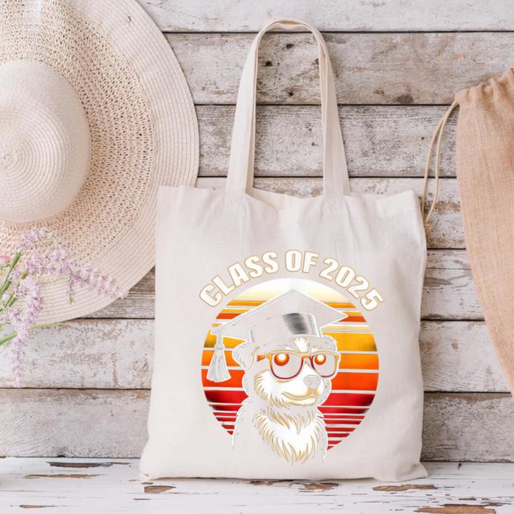 Graduation Day 2025 Graduate Class School Degree College Dog Canvas Tote Bag