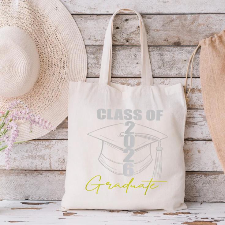 Graduation Decorations 2026 Class Of 2026 Graduate Canvas Tote Bag