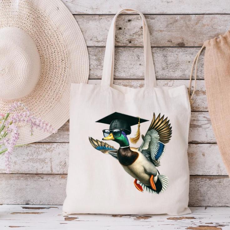 Graduation Mallard Duck Hunter Hunting Season Grad Hunting Canvas Tote Bag