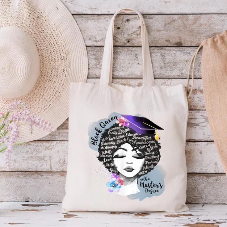Graduation Masters Degree Woman Queen Graduate 2025 Canvas Tote Bag