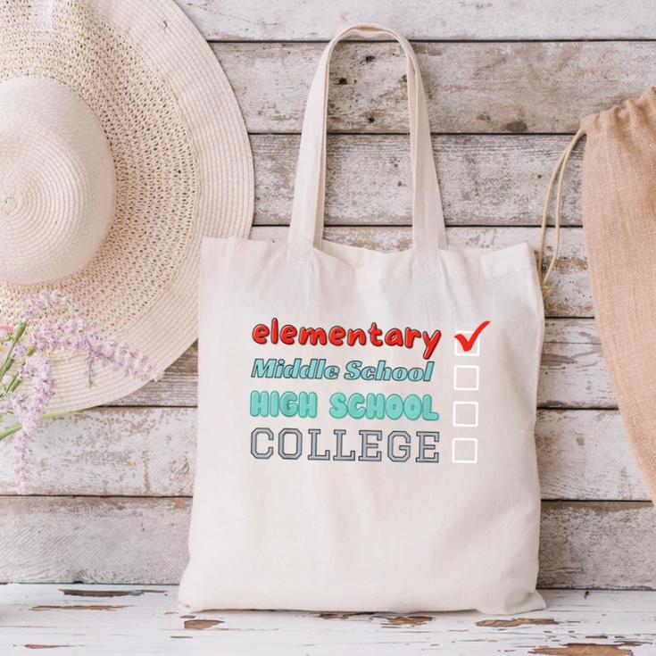 Graduation Promotion Elementary School To Junior High Canvas Tote Bag