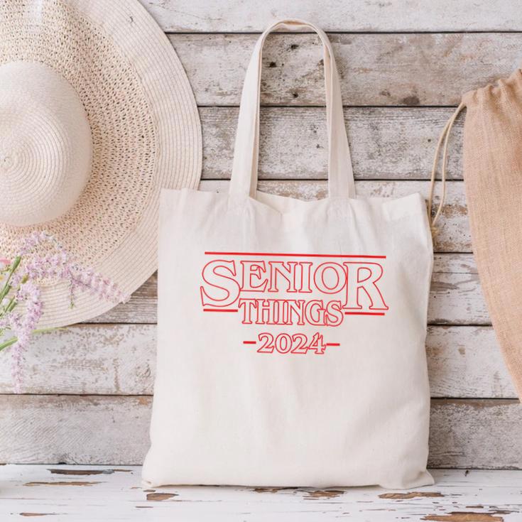 Graduation Senior Things 2024 Graduate Back To School Canvas Tote Bag