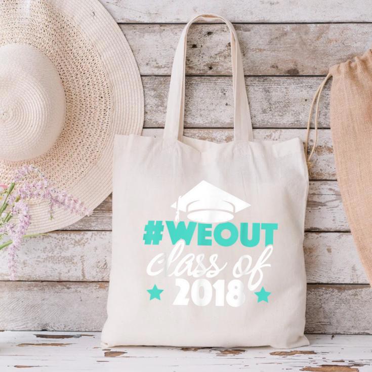 Graduation Shirt We Out Class Of 2018 Graduation Tee Canvas Tote Bag
