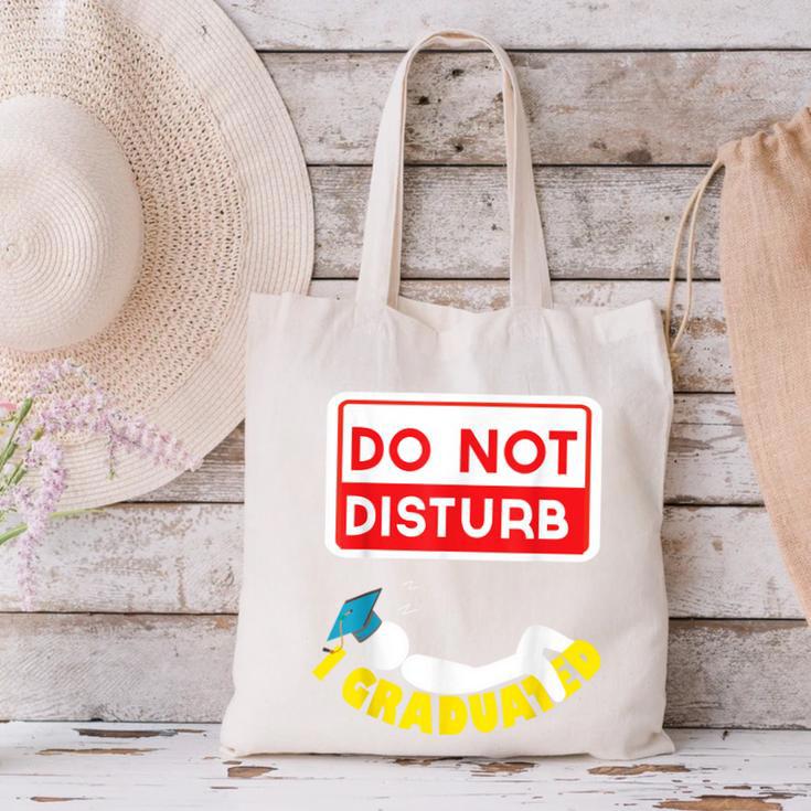 Graduation Shirt High School And College Sleepy Graduates Canvas Tote Bag