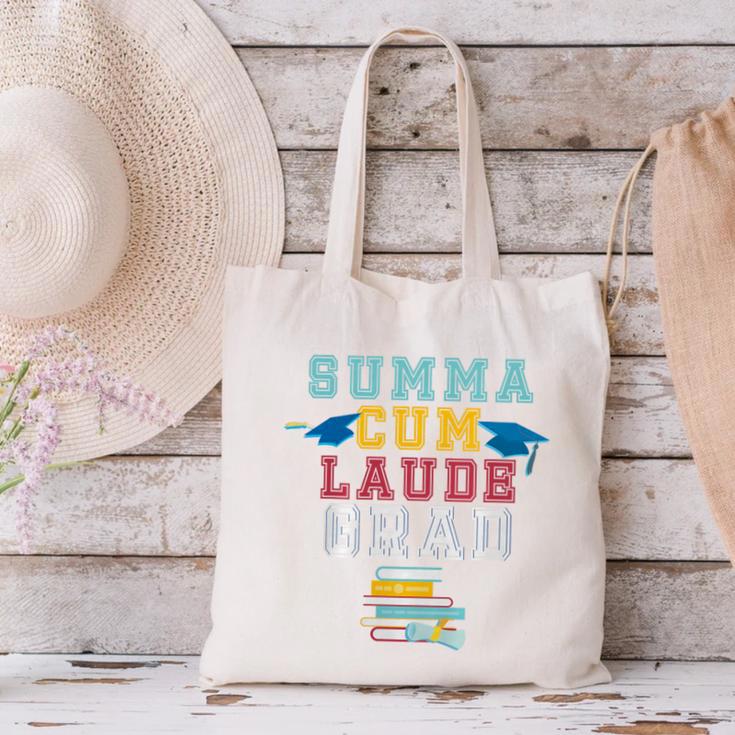 Graduation Summa Cum Laude College Honors Canvas Tote Bag