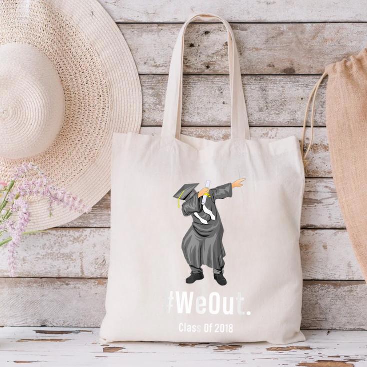 Graduation T-Shirt Dabbing Graduation We Out Class Of 2018 Canvas Tote Bag