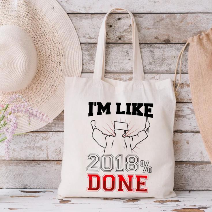 GraduationShirt I'm Like 2018 Done Class Of Canvas Tote Bag