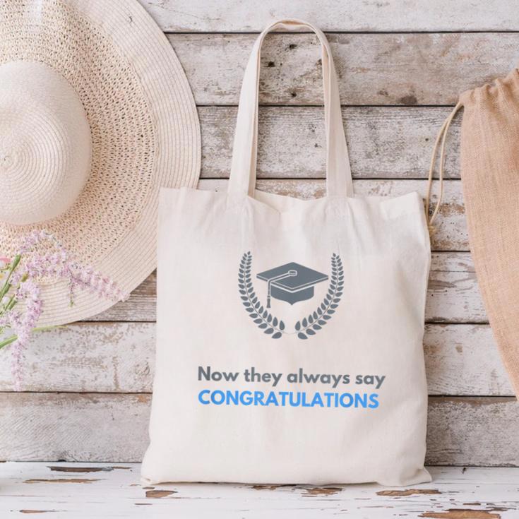 Graduation Tshirt For Men Women And Kids Canvas Tote Bag
