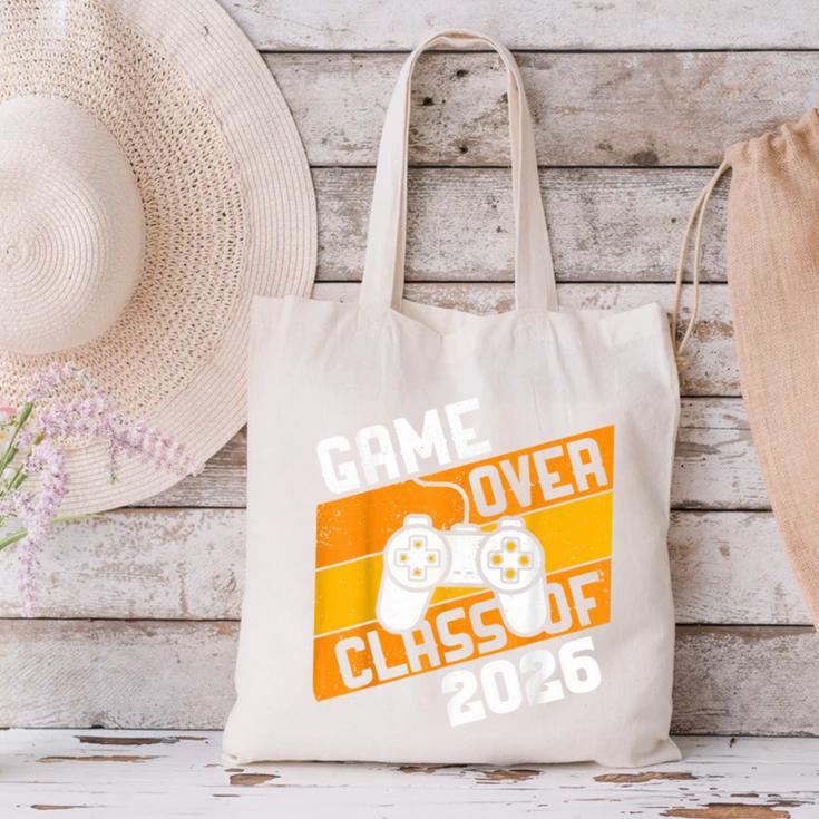 Graduation Video Gamer Game Over Class Of 2026 Senior Canvas Tote Bag