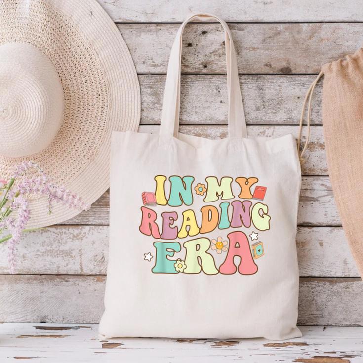 Groovy In My Reading Era Read Book Reader Reading Canvas Tote Bag