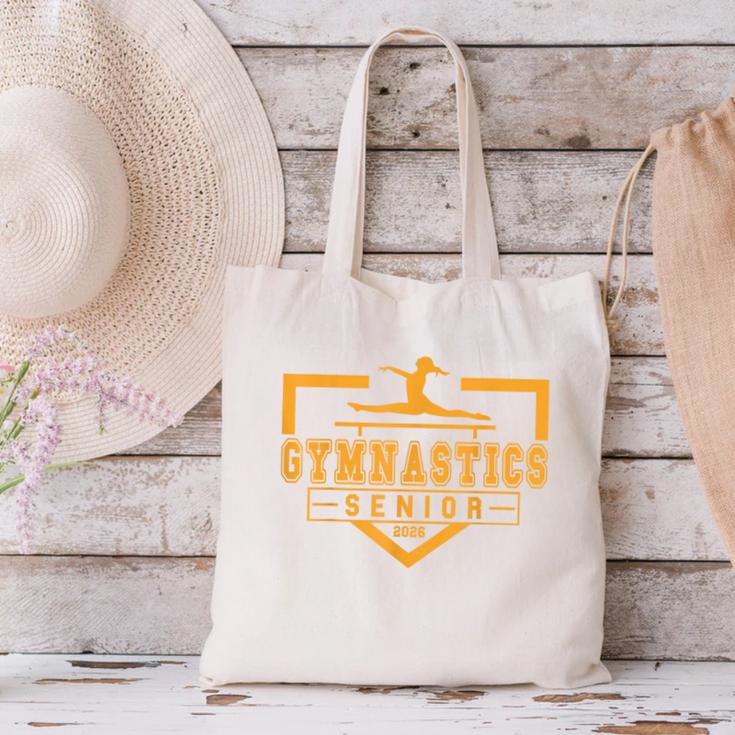 Gymnastics Senior Night Gymnastics Senior 2026 Graduation 14 Canvas Tote Bag