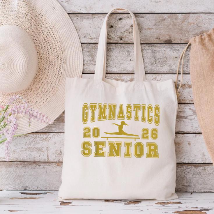 Gymnastics Senior Night Gymnastics Senior 2026 Graduation 25 Canvas Tote Bag