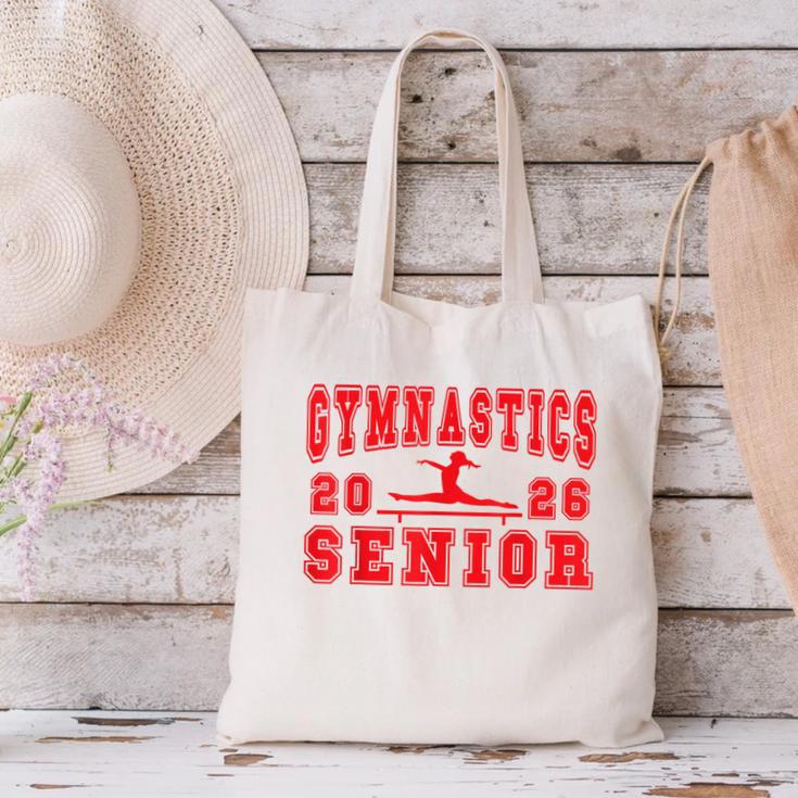 Gymnastics Senior Night Gymnastics Senior 2026 Graduation 7 Canvas Tote Bag
