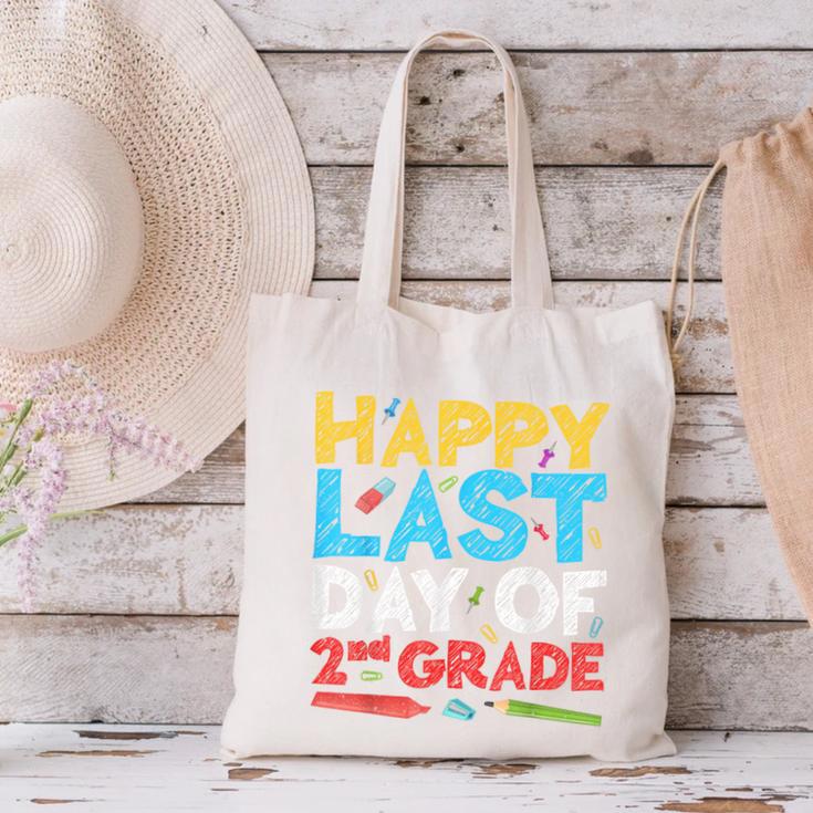 Happy Last Day Of 2nd Grade Shirt Second Grade Graduation Canvas Tote Bag