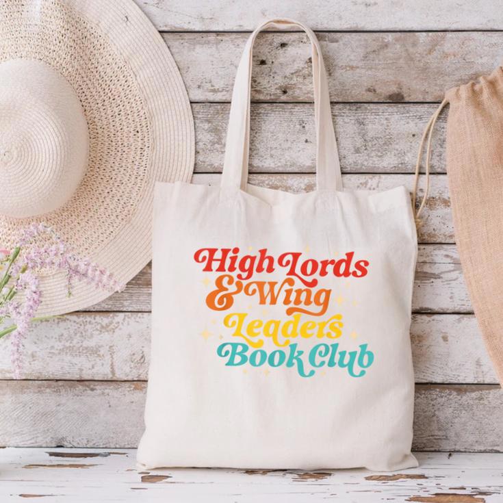 High Lords & Wing Leaders Book Club Book Club Canvas Tote Bag