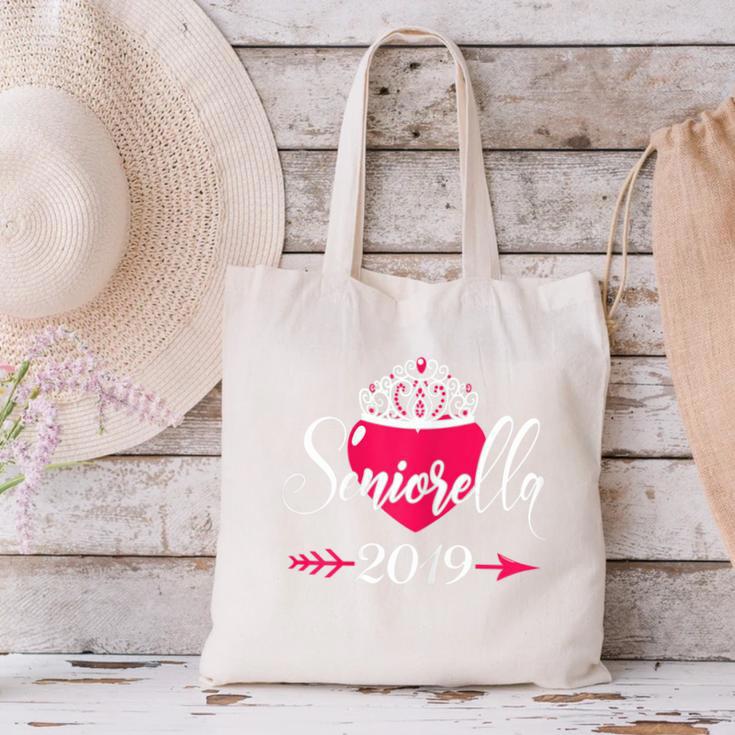 High School 2019 Senior Graduation Shirt Girls Daughter Canvas Tote Bag