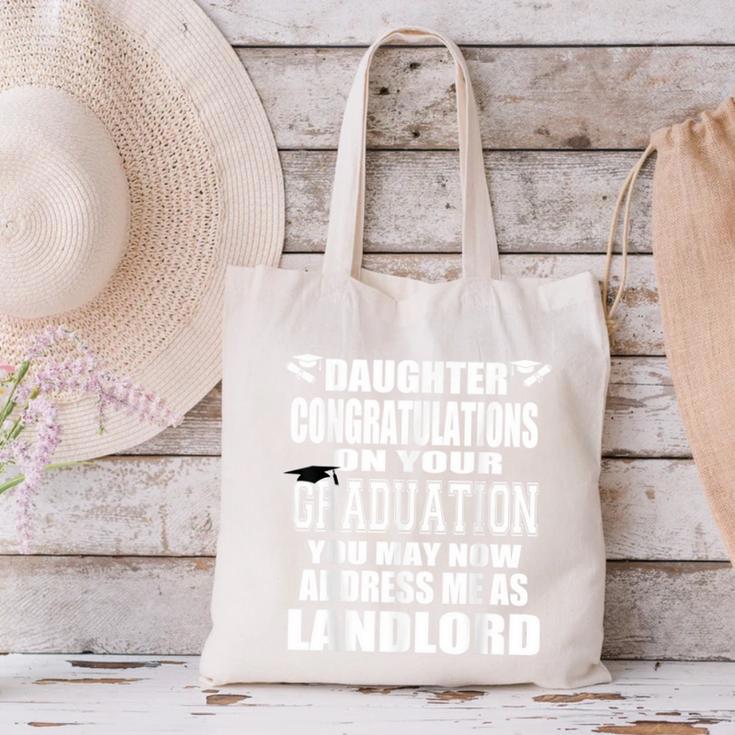 High School Graduation Mom DadShirt College Grad Canvas Tote Bag